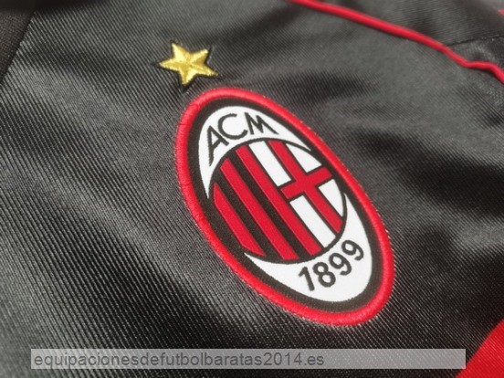 Nuevo 3ª Camiseta AC Milan Retro 1998 1999 Negro Baratas